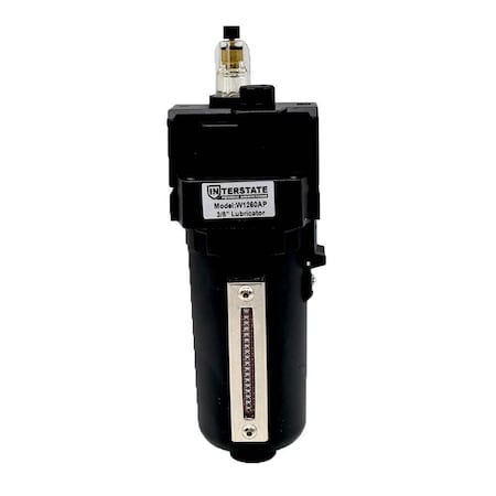 Interstate Pneumatics 3/8 Inch Large Metal Bowl 5oz. Lubricator W1260AP